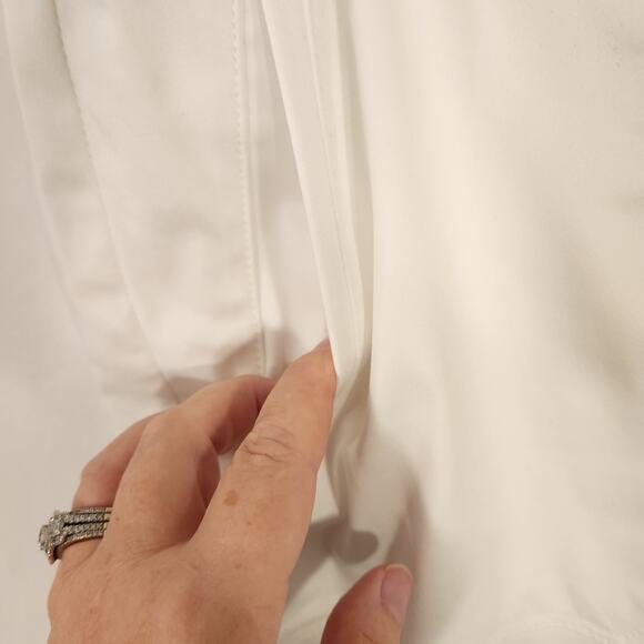 WESTPORT Signature Fit White Mid Rise Cruise Beachy Vacation Neutral Capris 14 - Picture 9 of 12